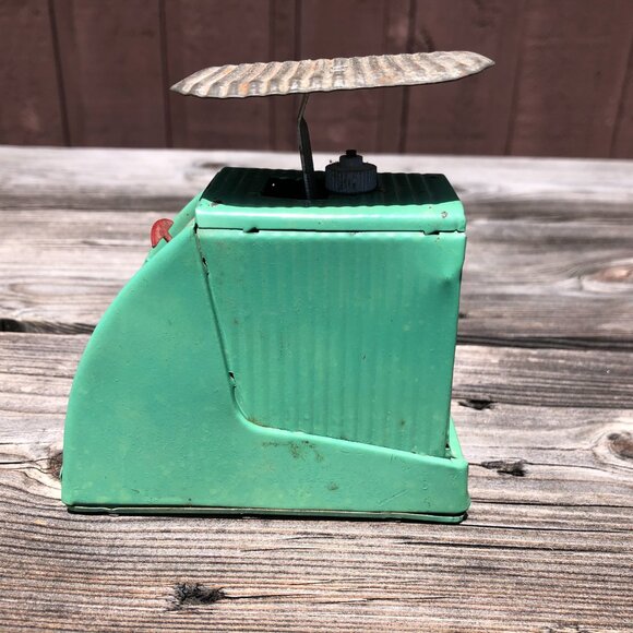 Vintage small BEAR BRAND Postal Scale / Up to 1 Pound / Working / Green Paint - Picture 4 of 10